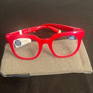 Red Reading Glasses